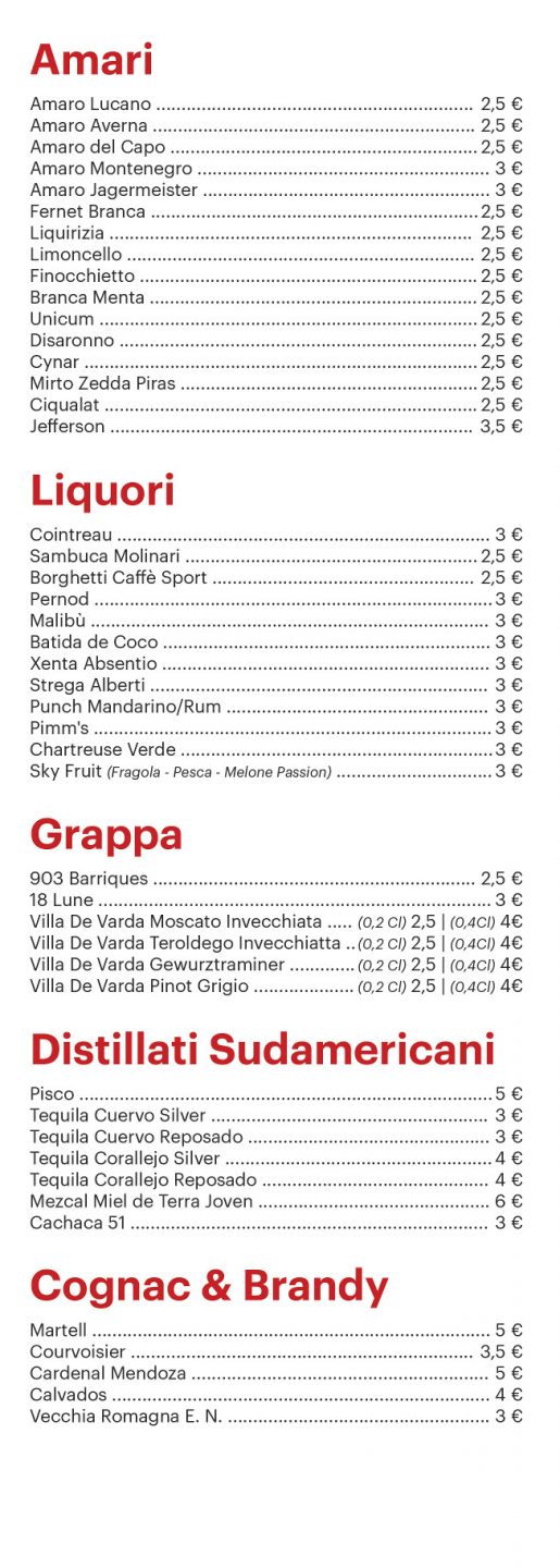 bar masko menu